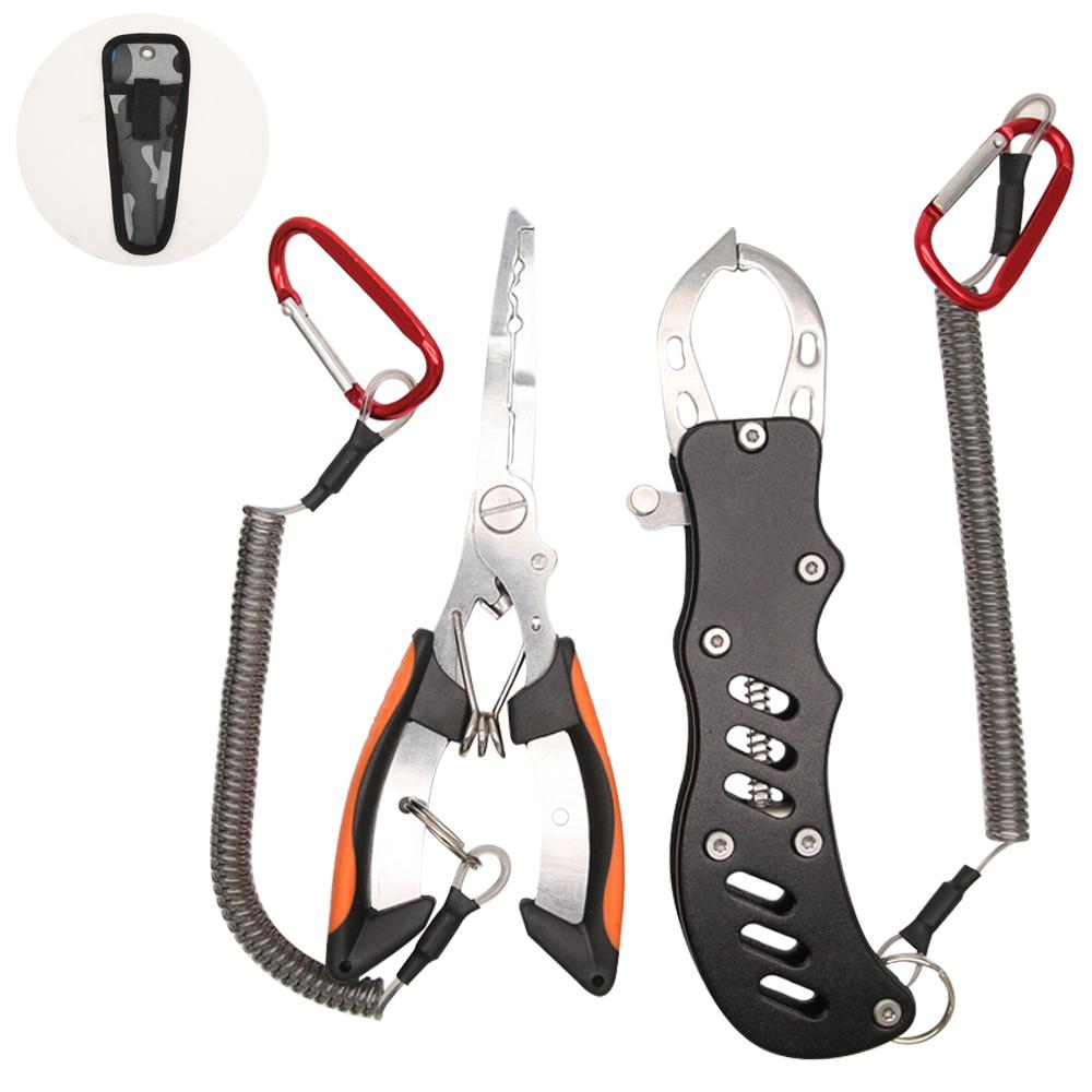Stainless Steel Multifunctional Fishing Pliers Spring Accessories Tool Pink Iolaus