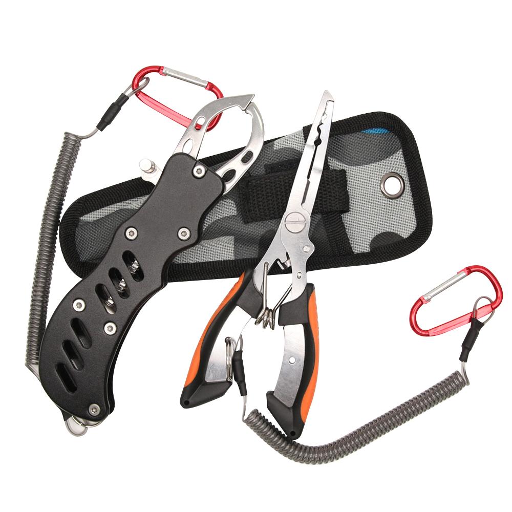 Stainless Steel Multifunctional Fishing Pliers Spring Accessories Tool Pink Iolaus
