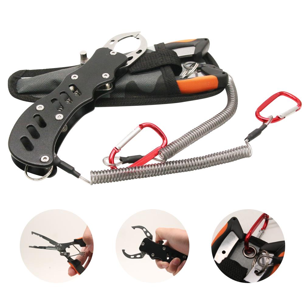 Stainless Steel Multifunctional Fishing Pliers Spring Accessories Tool Pink Iolaus