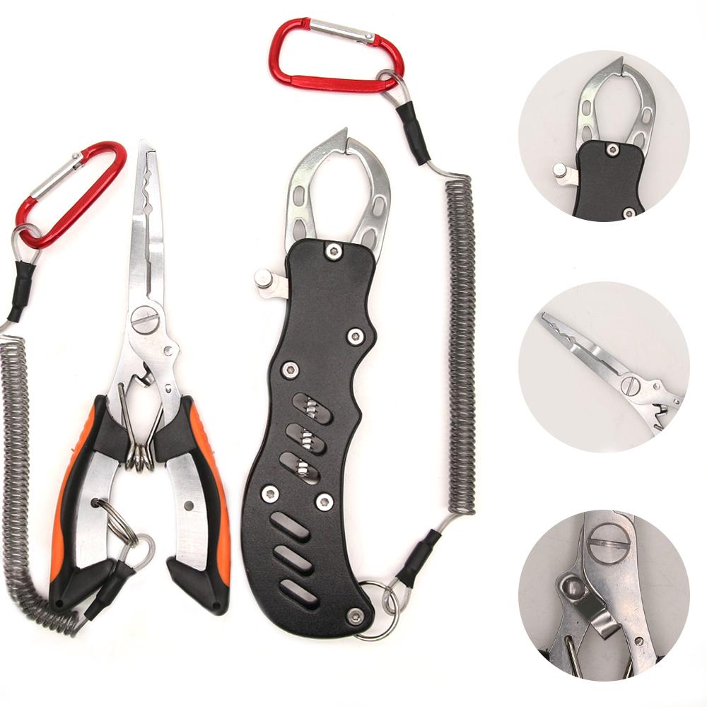Stainless Steel Multifunctional Fishing Pliers Spring Accessories Tool Pink Iolaus
