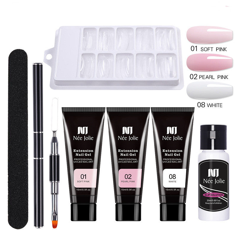 Nail Art Solid Extension Glue Long Crystal Model Crystal Glue Set GND Products