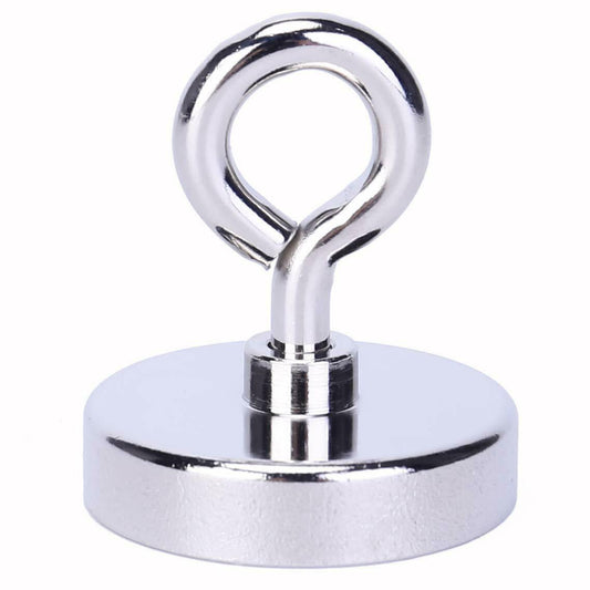 Fishing Magnet with Lifting Ring Magnetic Retrieving Lake Treasure Hunt Collects GND Products