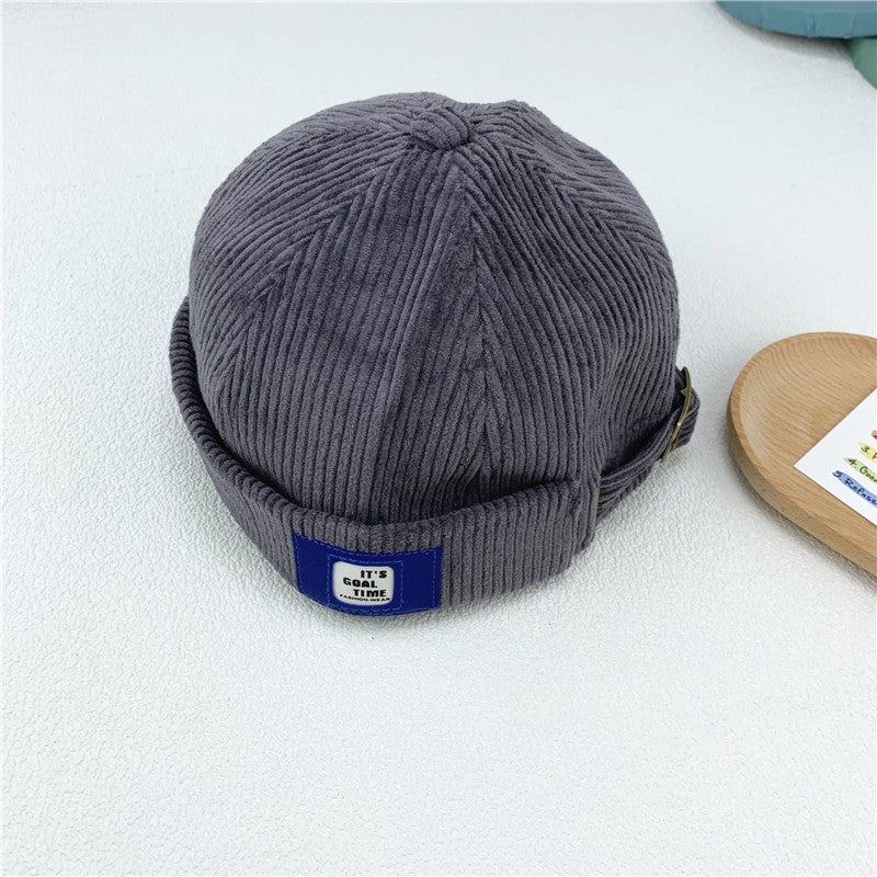 Sailor Corduroy Button Trendy Japanese