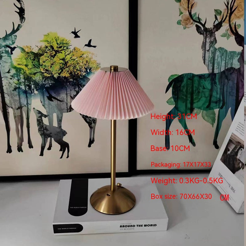Light Luxury Metal Creativity Mushroom Small Night Lamp GND Products