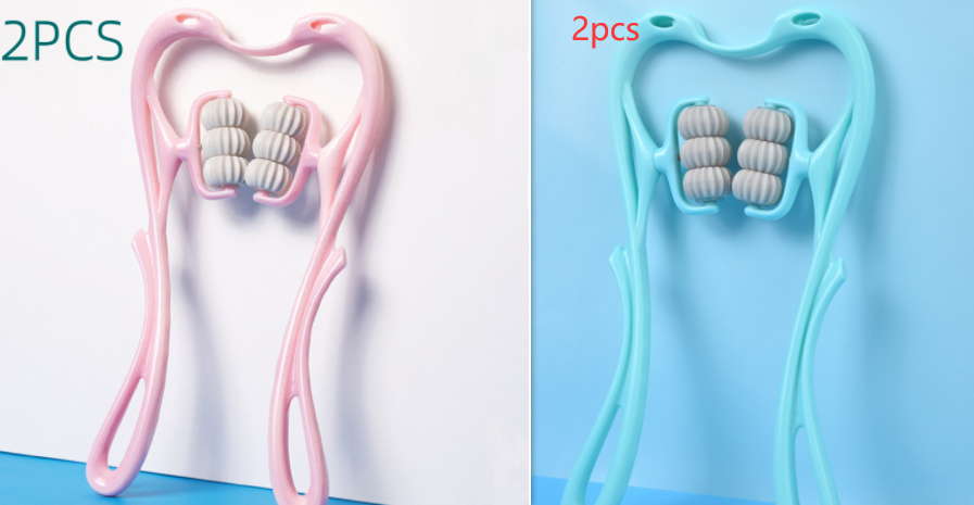 Multifunctional Manual Six-wheel Neck Massager Massage Relieve Roller Massage Tool GND Products
