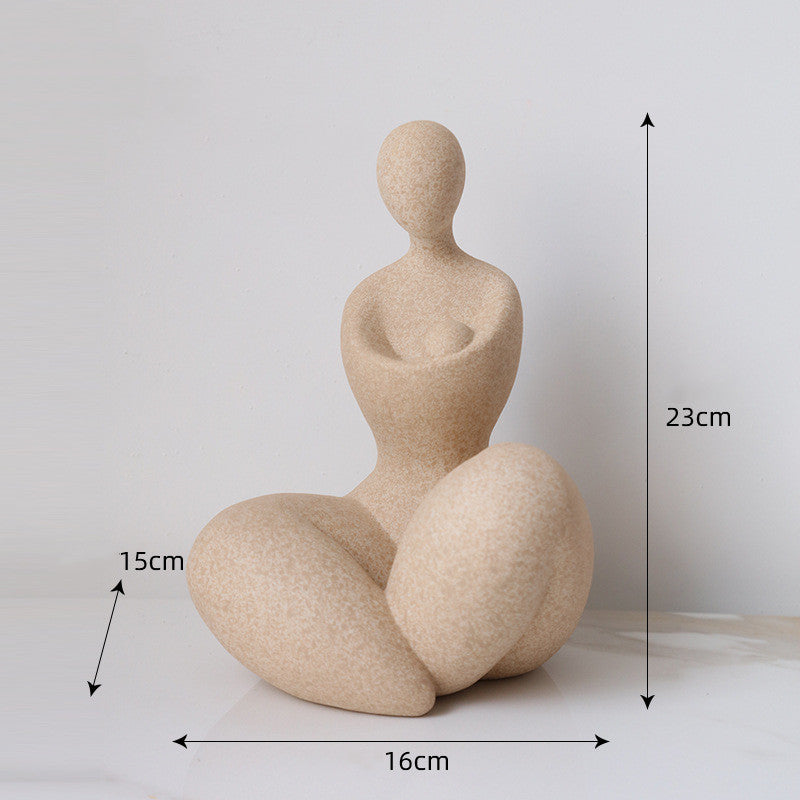 Nordic Minimalist Art Abstract Character Ornament Saor Style
