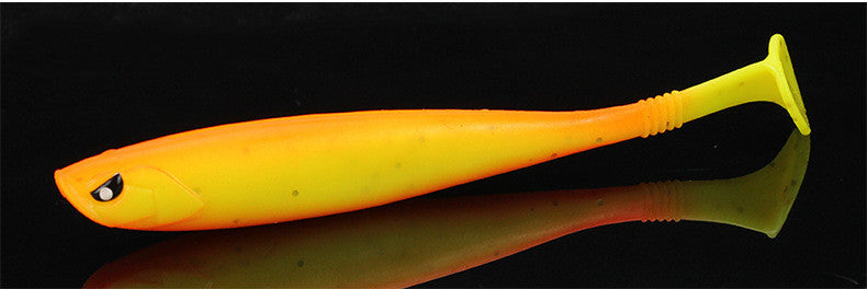Grooved Back Rainbow Fish PVC Material Fake Fishing Bait GND Products