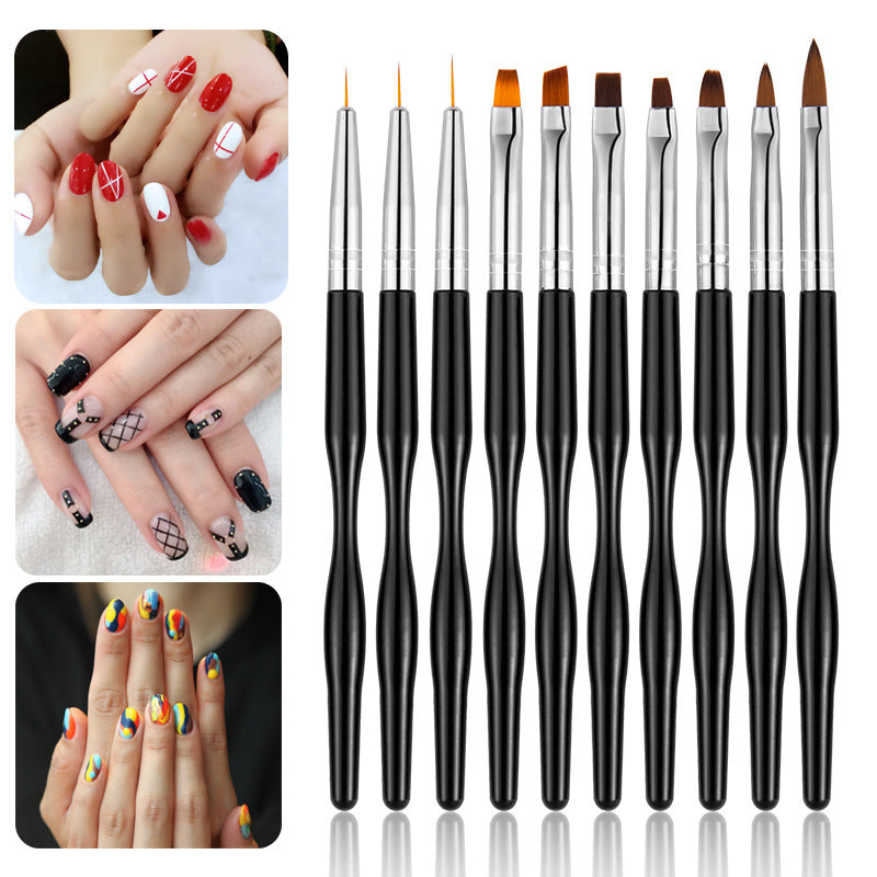 Nail Art Light Therapy Paint Pen Set Of 10 GND Products