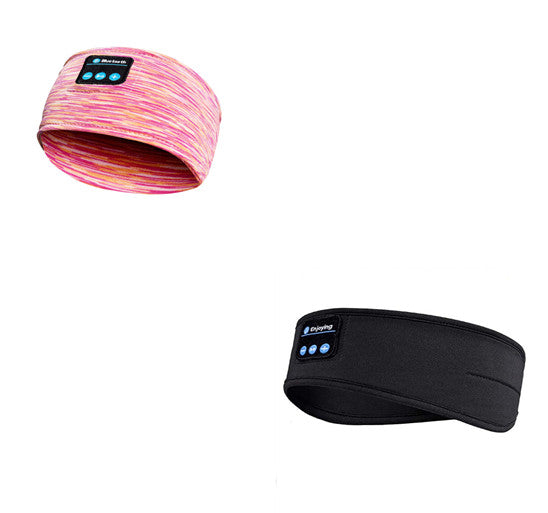 Wireless Bluetooth Sleeping Headphones Headband Thin Soft Elastic Comfortable Music Ear Phones Eye Mask For Side Sleeper Sports GND Products
