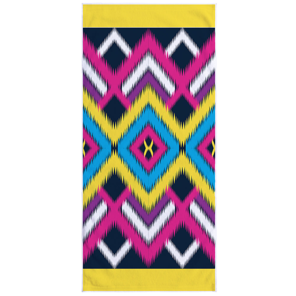 Microfiber Square Print Beach Towel Saor Style
