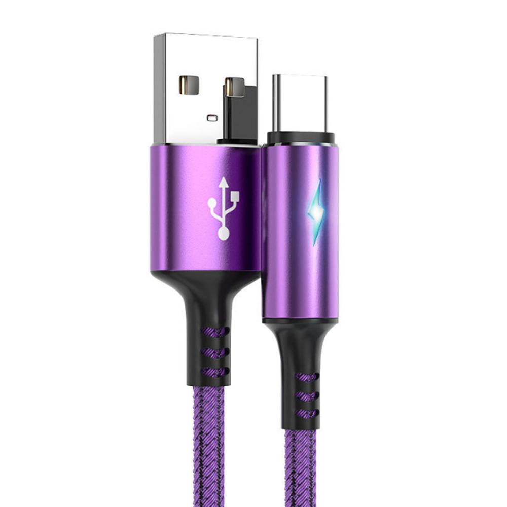 USB Type C Cable For iPhone Huawei Xiaomi Redmi Samsung S20 S10 SP Pink Iolaus