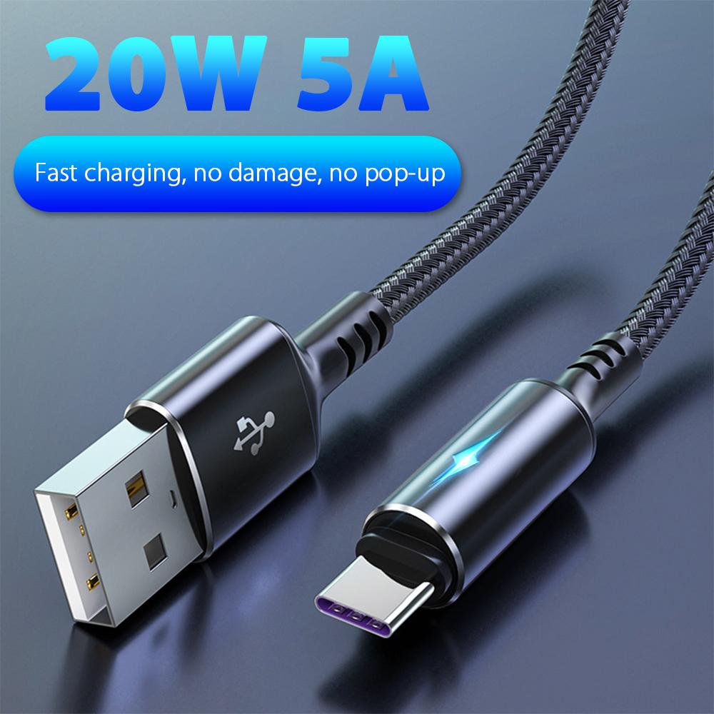USB Type C Cable For iPhone Huawei Xiaomi Redmi Samsung S20 S10 SP Pink Iolaus