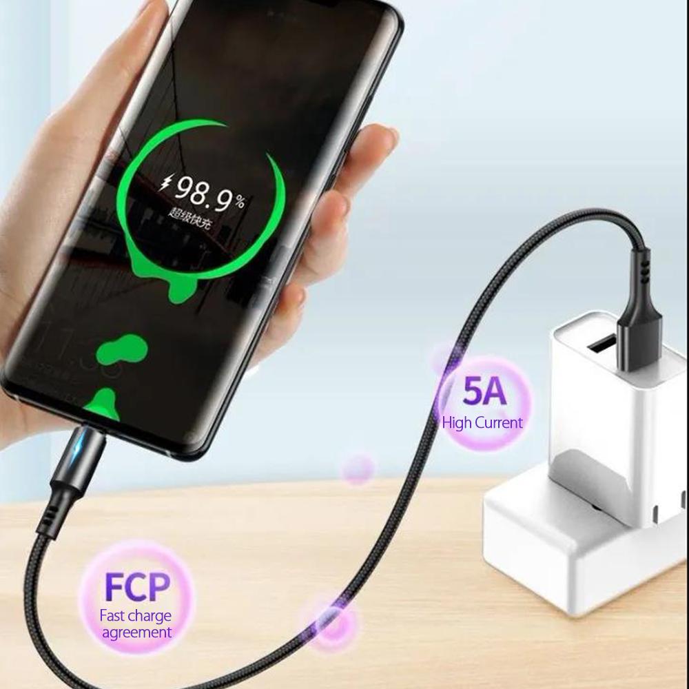 USB Type C Cable For iPhone Huawei Xiaomi Redmi Samsung S20 S10 SP Pink Iolaus