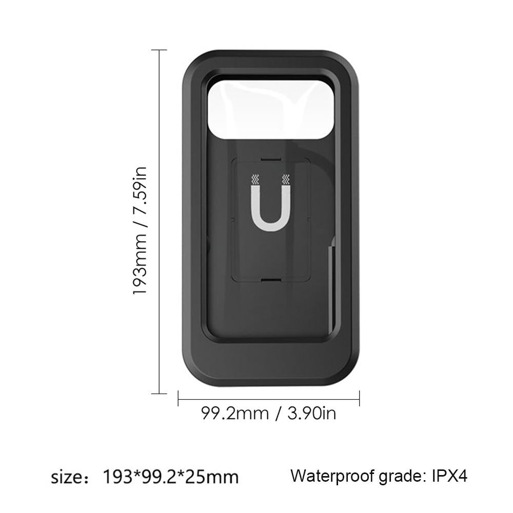360° free rotation Folding waterproof mobile phone protection bracket Pink Iolaus