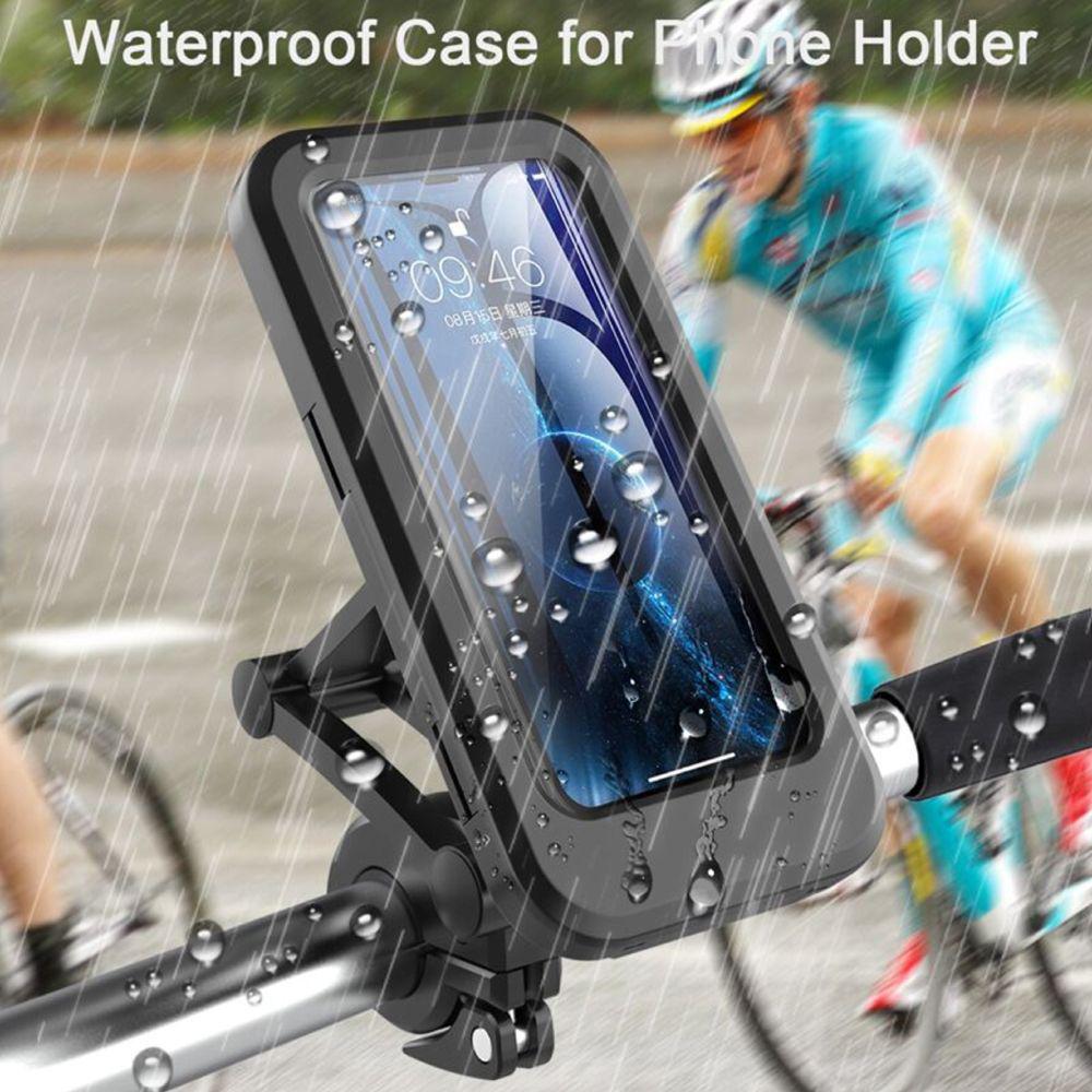 360° free rotation Folding waterproof mobile phone protection bracket Pink Iolaus