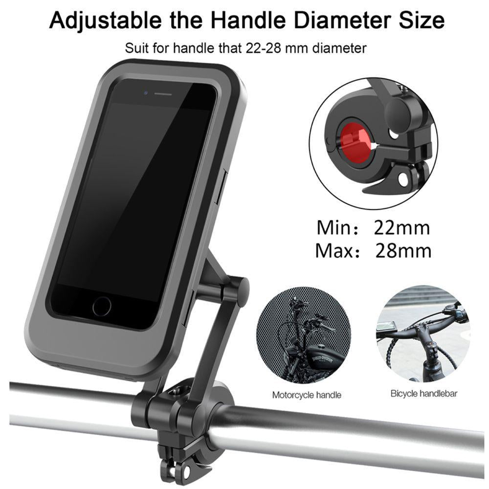 360° free rotation Folding waterproof mobile phone protection bracket Pink Iolaus