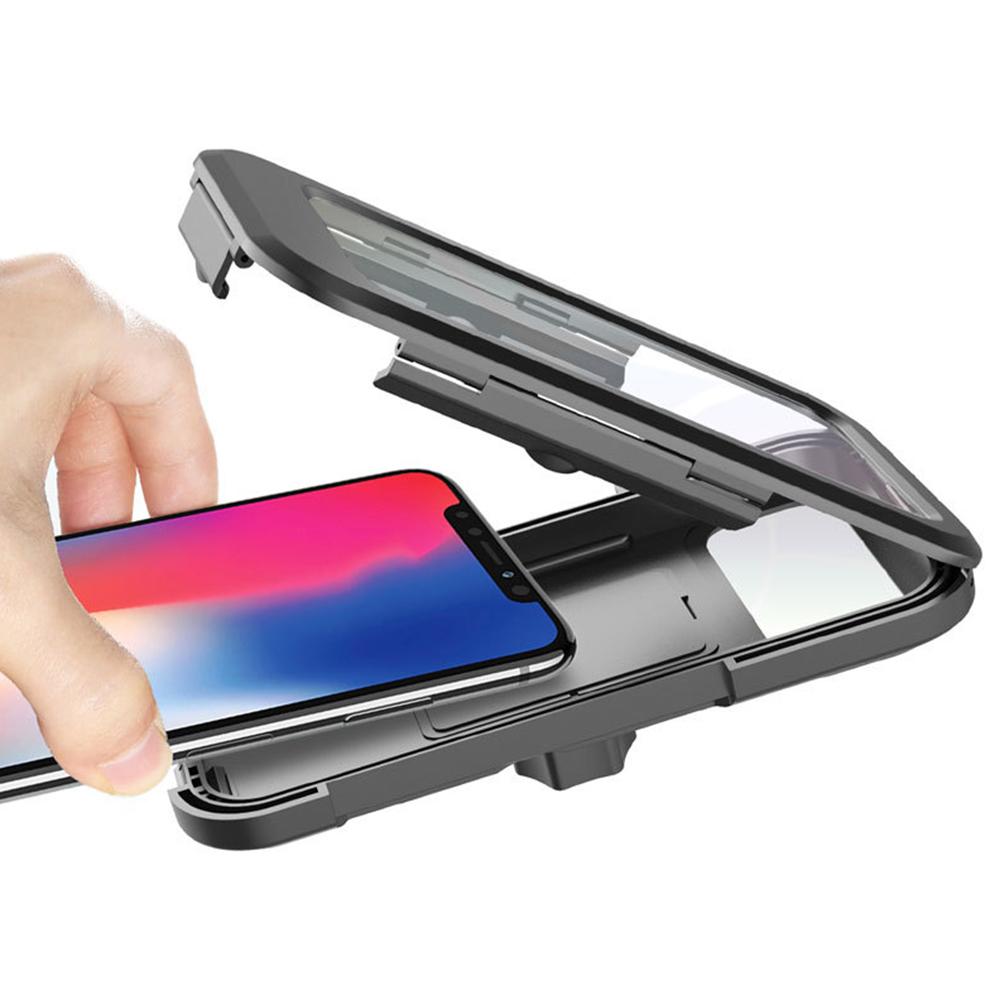 360° free rotation Folding waterproof mobile phone protection bracket Pink Iolaus