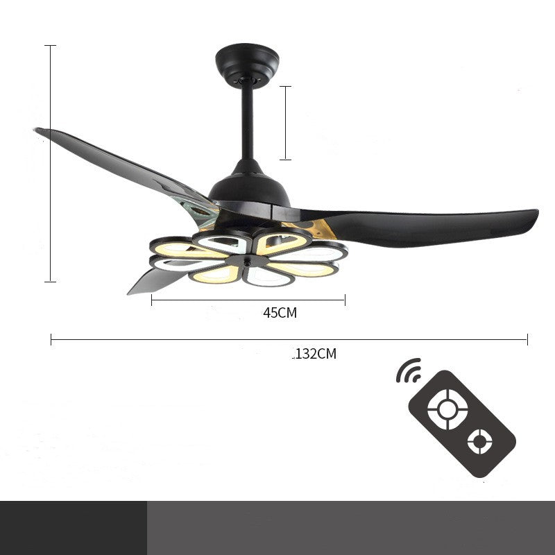 Nordic Modern Simple Frequency Conversion Ceiling Fan Light GND Products