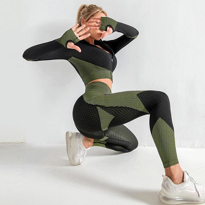 3 piece set of Yoga Sports Clothing