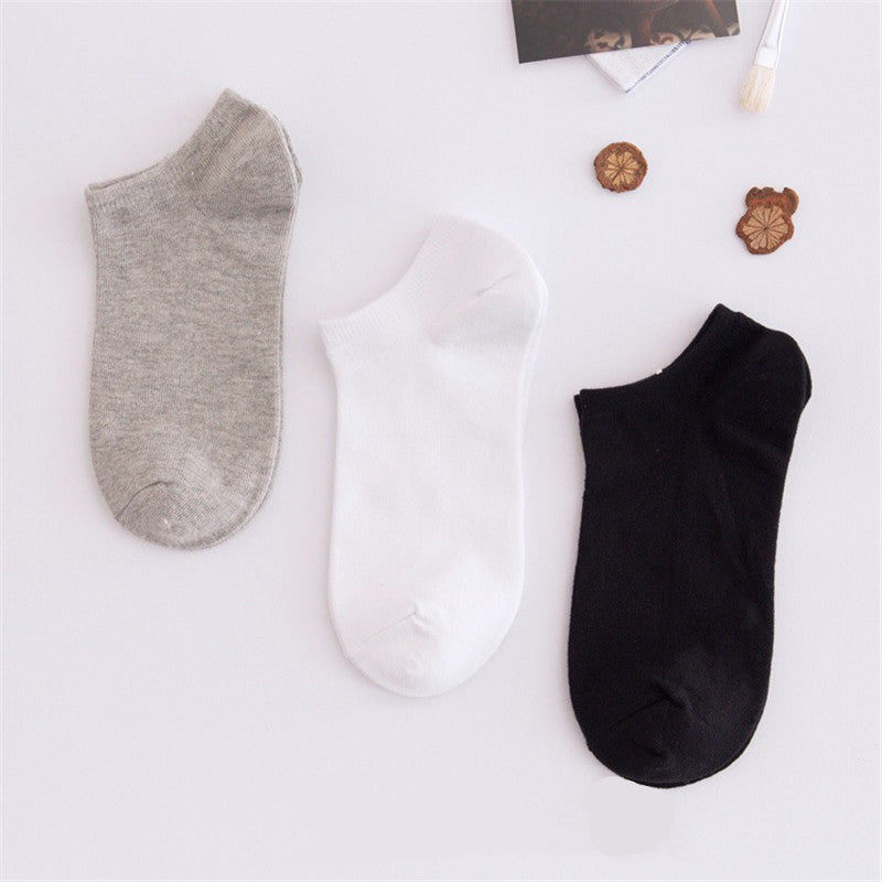5 pairs of Short Socks Boat Socks Ladies Socks White Socks Student Socks