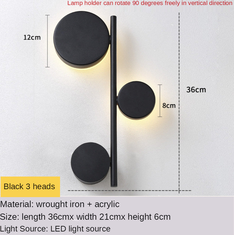 Nordic Modern Long Wall Lamp Creative Personality Art Light Luxury GND Products