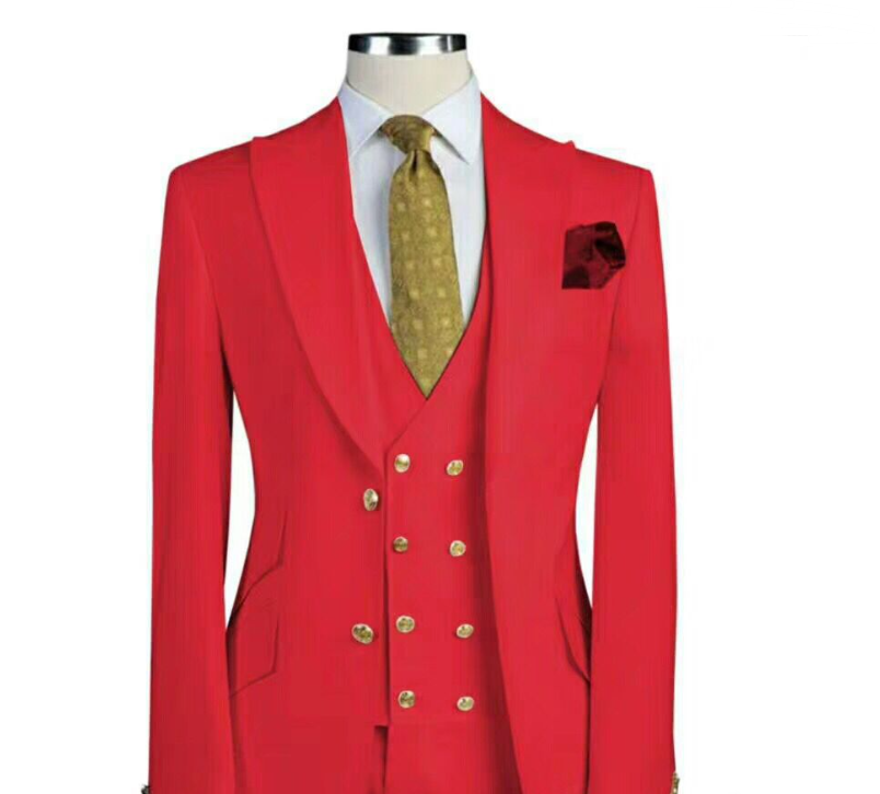 Three piece wedding dress suit Saor Style