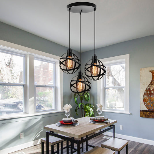 Creative Personality Industrial Retro Iron Birdcage Bar Lighting GND Products