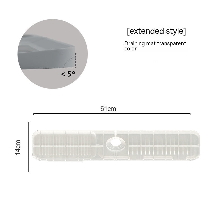 Silicone Faucet Pad Kitchen Gadgets Bathroom Mat Anti-splash Drain Pad Faucet Bottom Waterproof Thickening GND Products