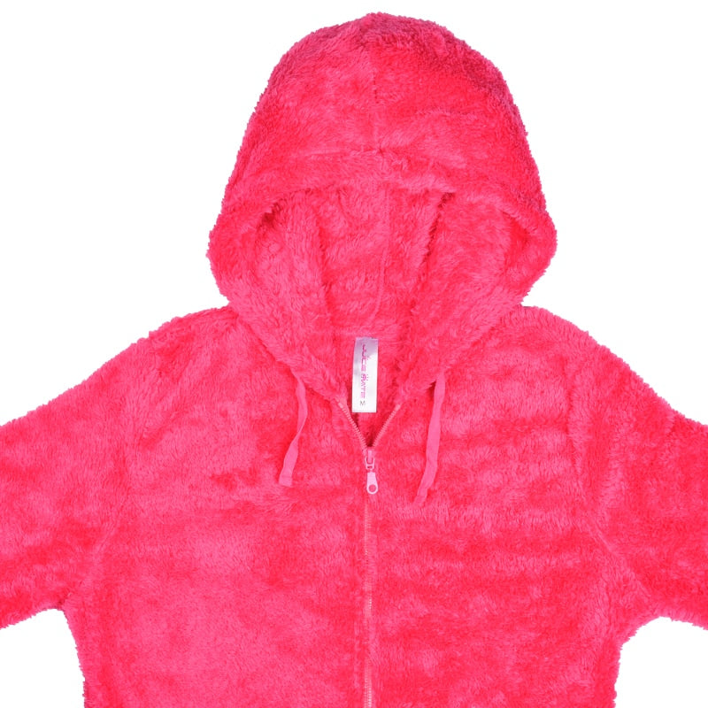 Winter Warm Pyjamas Fluffy Jumpsuits Sleepwear Saor Style