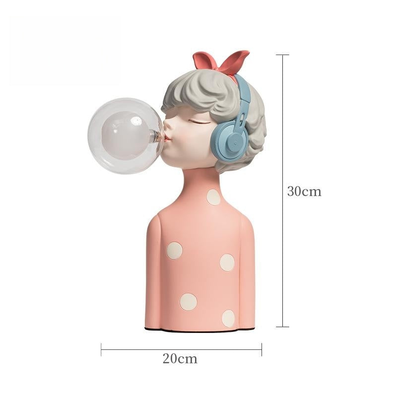 Novelty Bedroom Nightlight Bubble Girl
