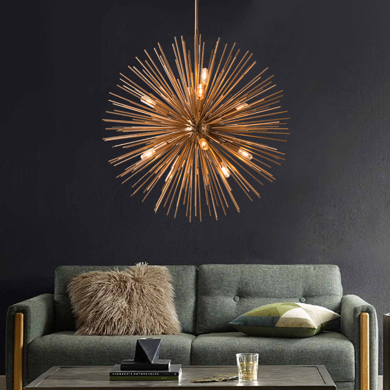 Dandelion Hedgehog Ball Sea Urchin Geometric Ball Sample Room Chandelier GND Products