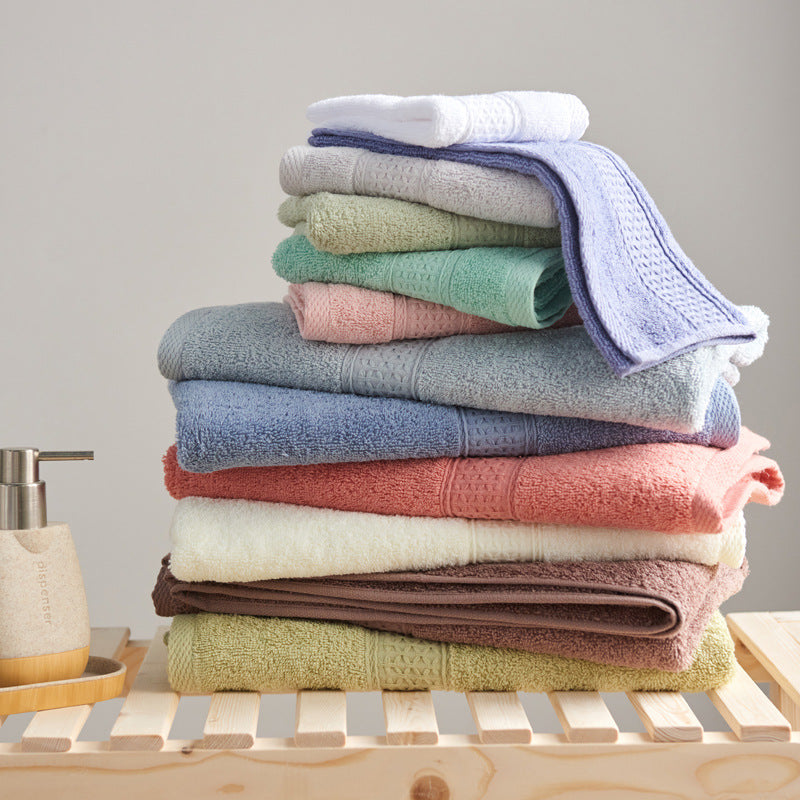 Minimalist Style Square Towel Towel Bath Towel Set Towel Pure Cotton Saor Style