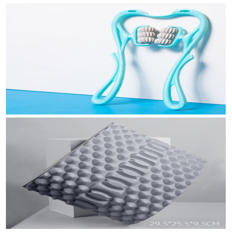 Multifunctional Manual Six-wheel Neck Massager Massage Relieve Roller Massage Tool GND Products