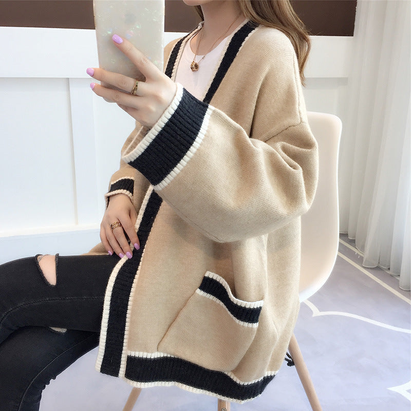 Women's Tops Sweaters Knitwear Loose Jacket