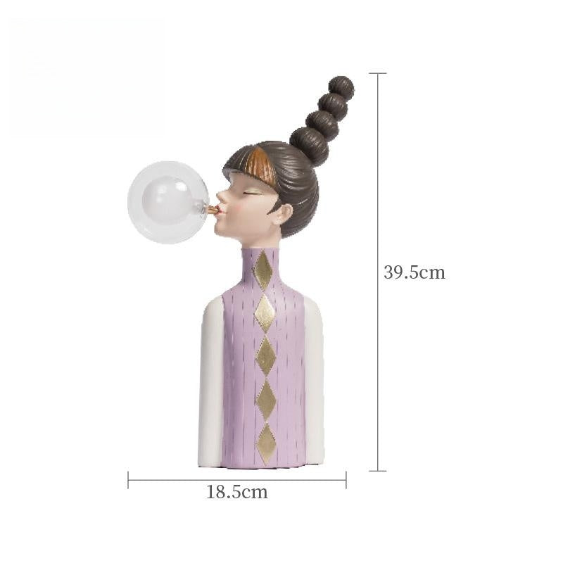 Novelty Bedroom Nightlight Bubble Girl