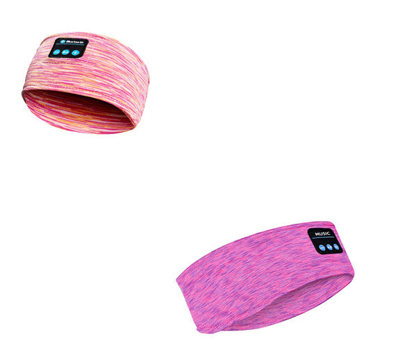 Wireless Bluetooth Sleeping Headphones Headband Thin Soft Elastic Comfortable Music Ear Phones Eye Mask For Side Sleeper Sports GND Products