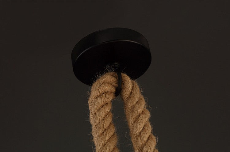 Coffee Shop Bar Hemp Rope Pendant Lamp GND Products