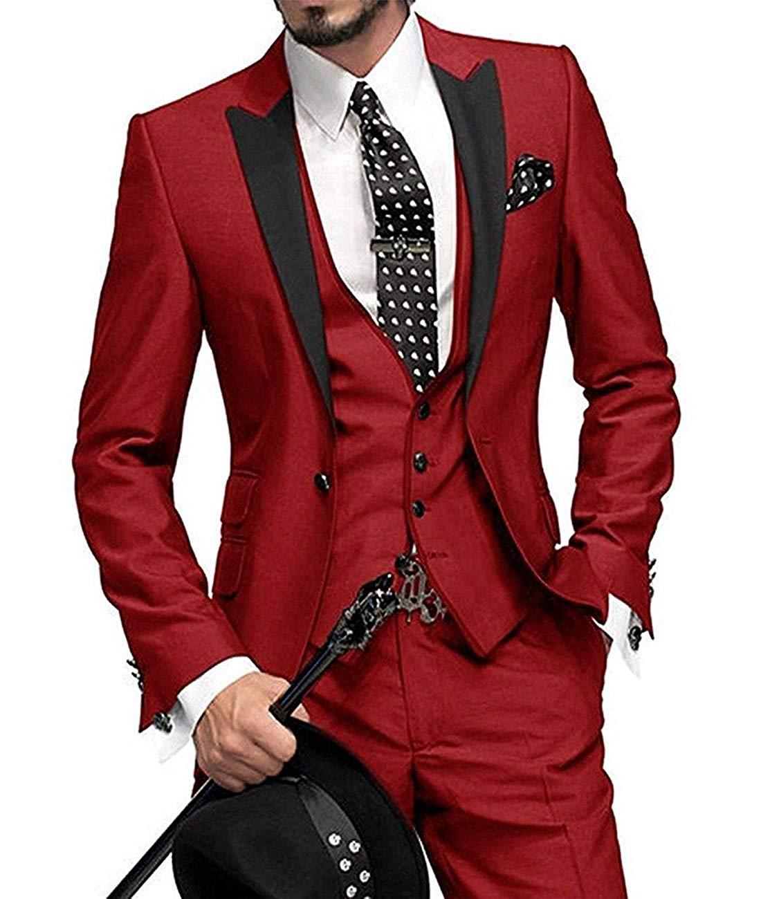 Men's Three-piece Suit Bridegroom Best Man Wedding Suit Men Saor Style