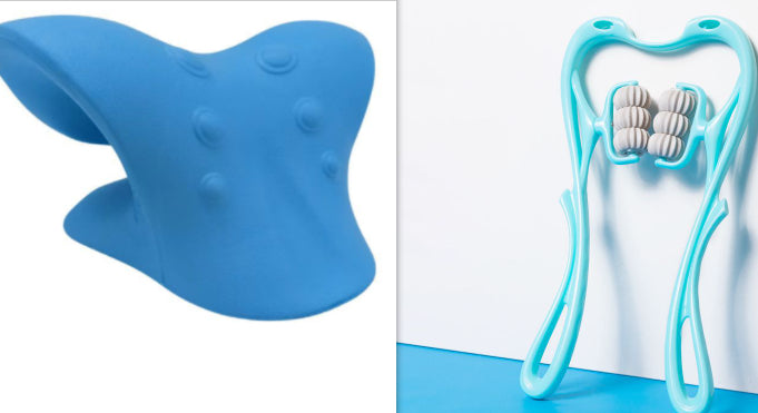 Multifunctional Manual Six-wheel Neck Massager Massage Relieve Roller Massage Tool GND Products