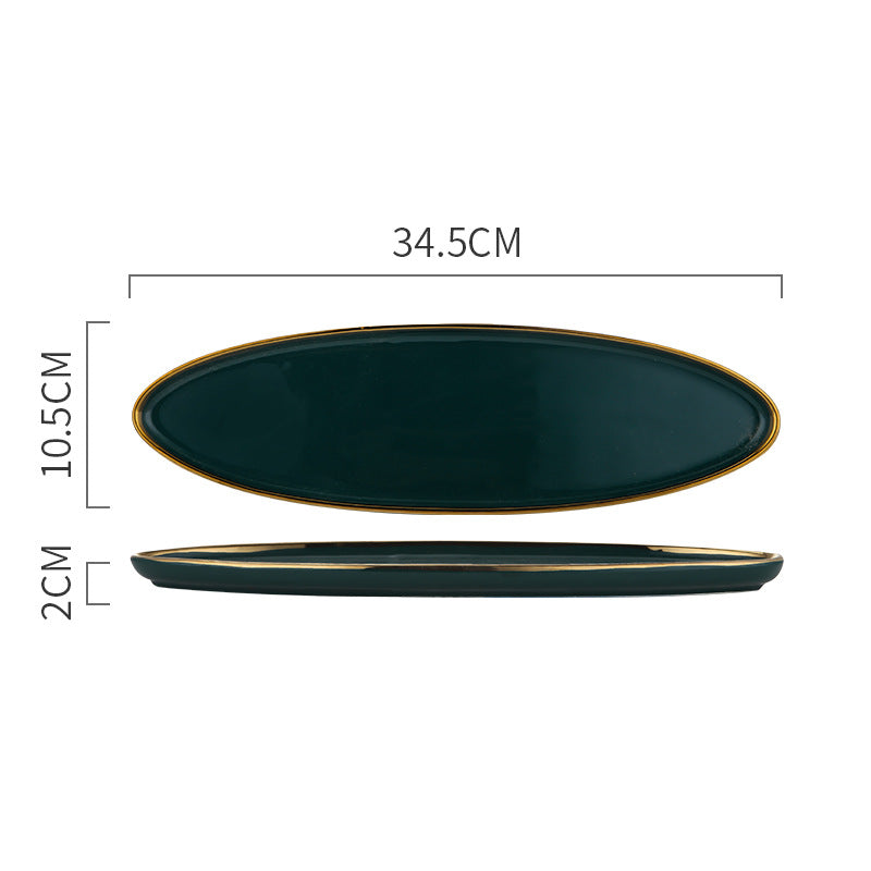 Square Decorative Ceramic Tableware