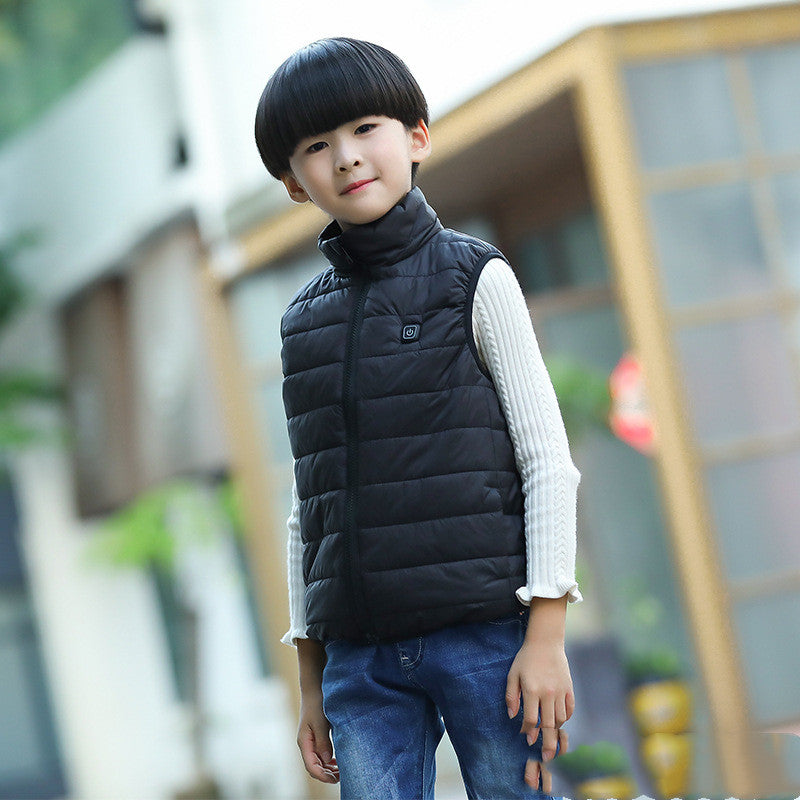 Charging smart children heating vest Saor Style
