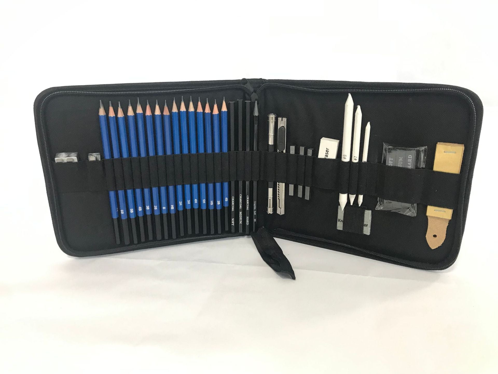 33 Piece Sketch Pencil Set Art Supplies For Beginners GND Products