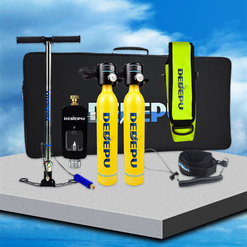 Scuba Respirator Portable 05L Oxygen Cylinder Water Sports Snorkeling Set GND Products