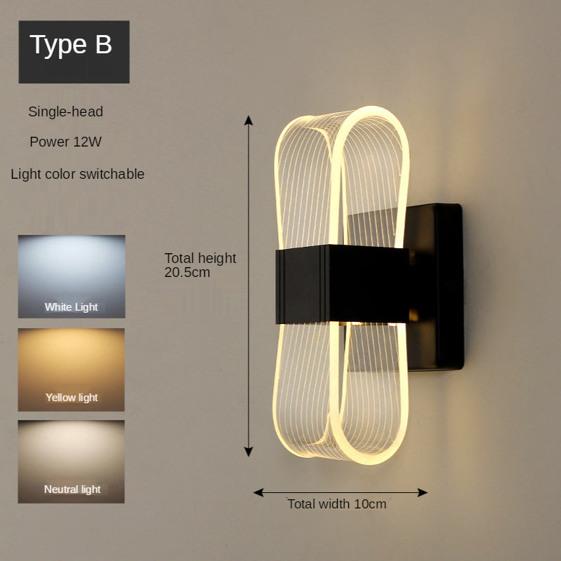 Golden Nordic Style Wall Lamp Lighting Fixture GND Products