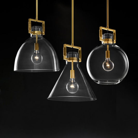 1 Light Luxury Chandelier Nordic Glass GND Products