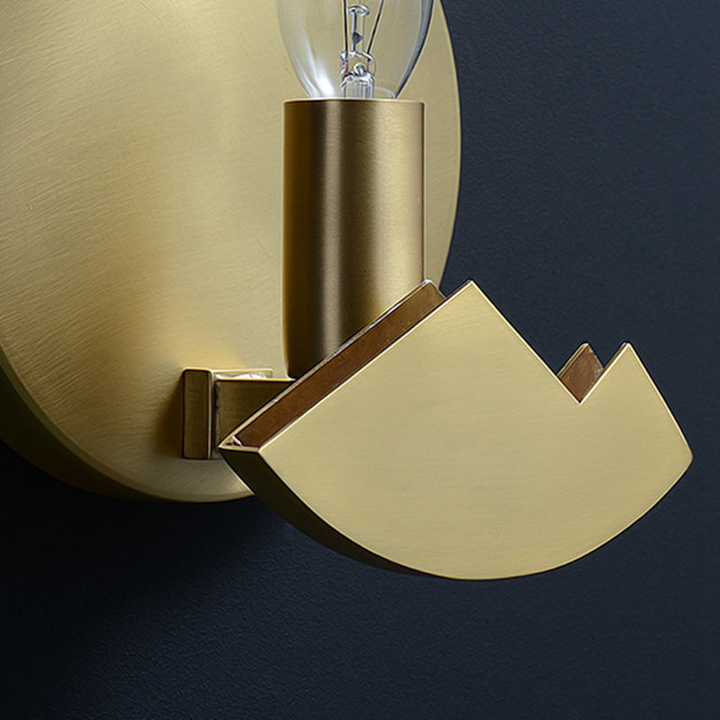 All Copper Wall Lamp Nordic Art Light Soft Installation Living Room GND Products