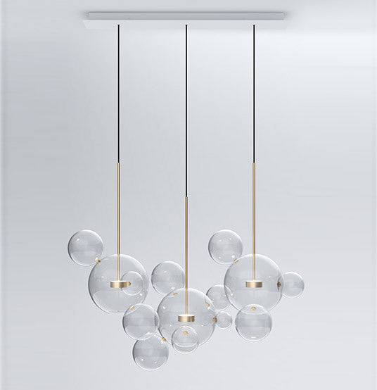 Soap Bubble Mickey Chandelier LED Living Room Bedroom Dining Room Glass GND Products