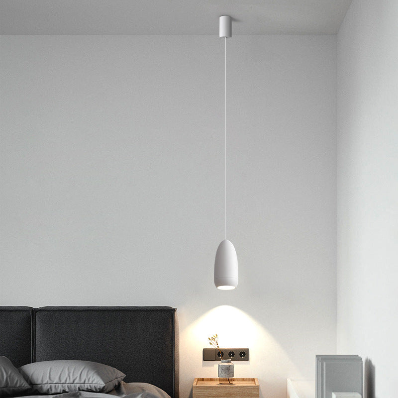 Net Celebrity Small Chandelier Led Creative Bullet Head Bedside Hanging Wire Lamp GND Products