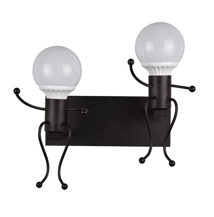 Modern Creative LED Wall Lamps Bedroom Bedside Lamp Nordic Iron Corridor Stairs Bar Restaurant Wall Light Child Room Decoration GND Products