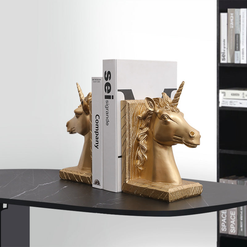 Nordic Light Luxury  Bookend Book Stand By Ornaments GND Products